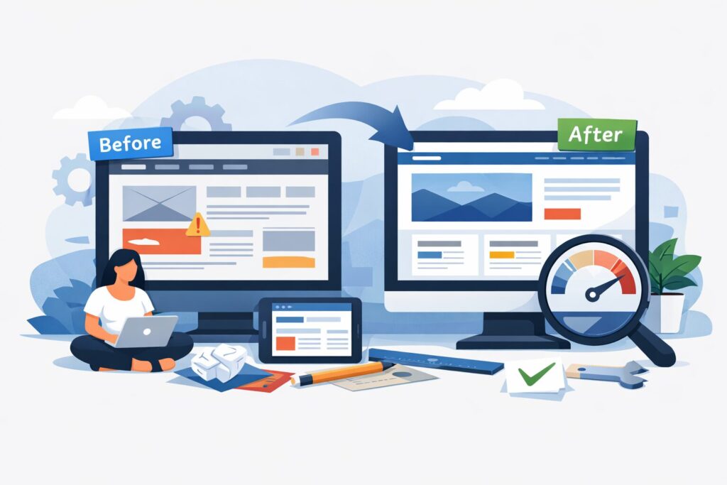website re‑design